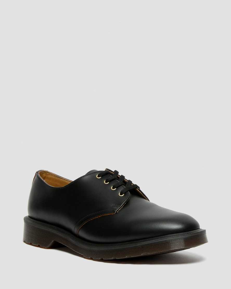 black dr martens smiths vintage smooth womens casual shoes