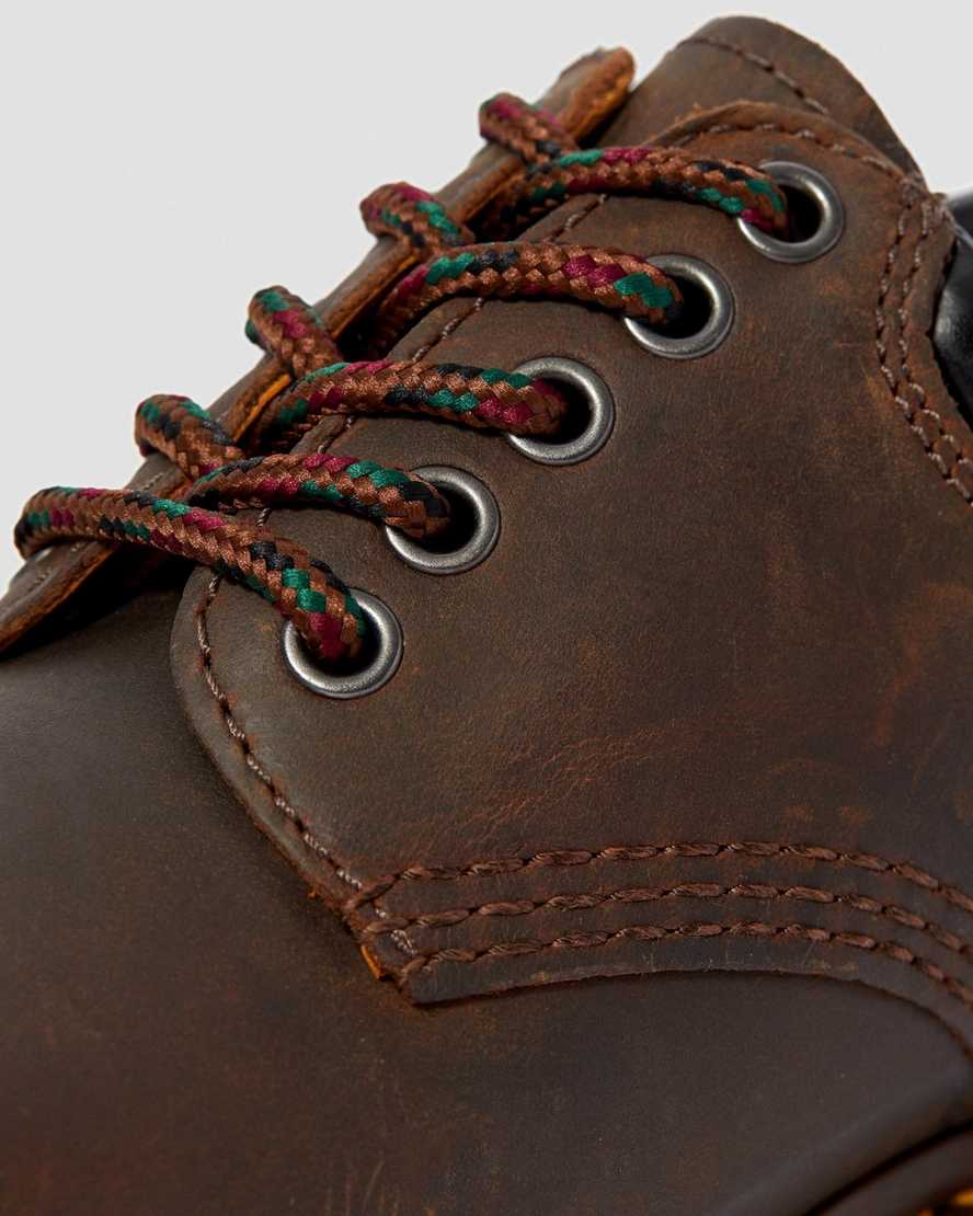 brown dr martens 8053 crazy horse womens casual shoes