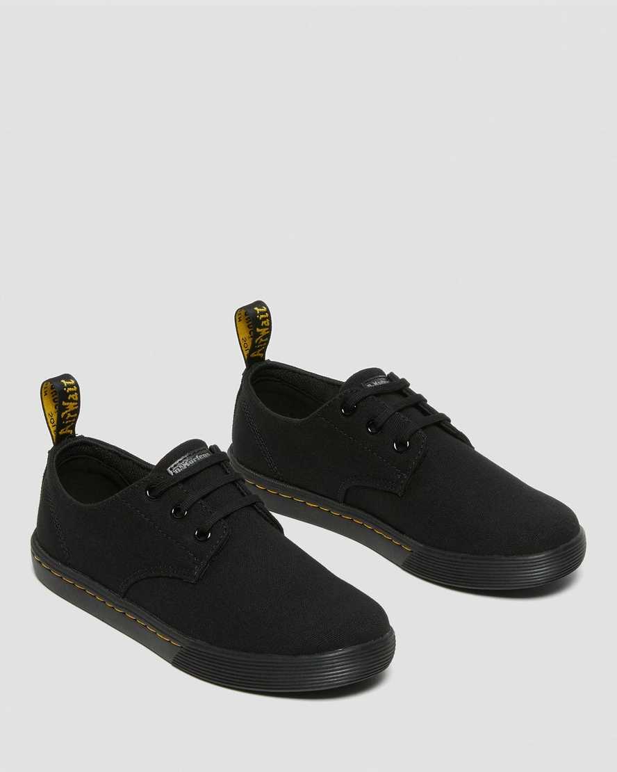 black dr martens santanita womens casual shoes