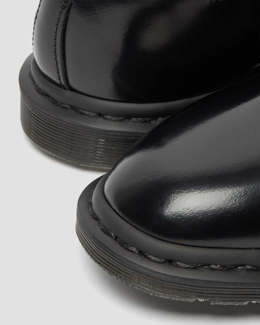 black dr martens archie ii smooth womens lace up shoes