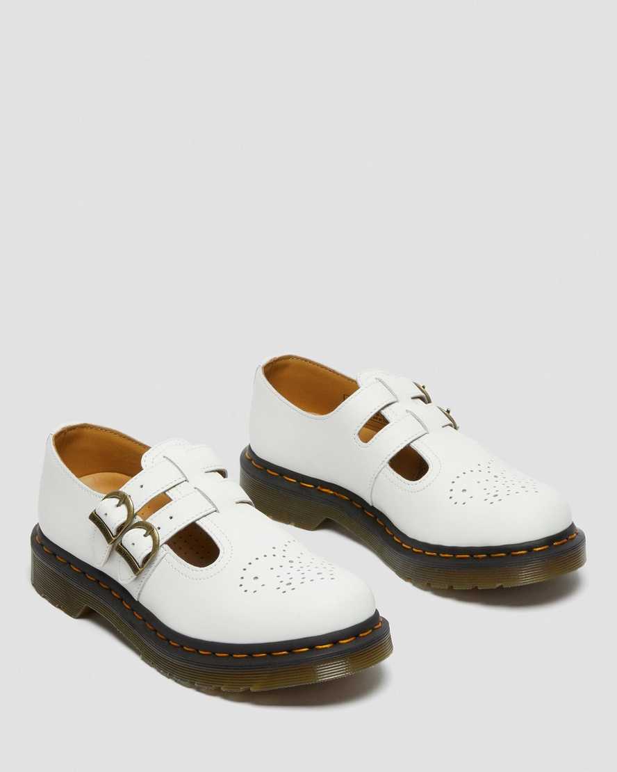 white dr martens 8065 smooth womens mary janes