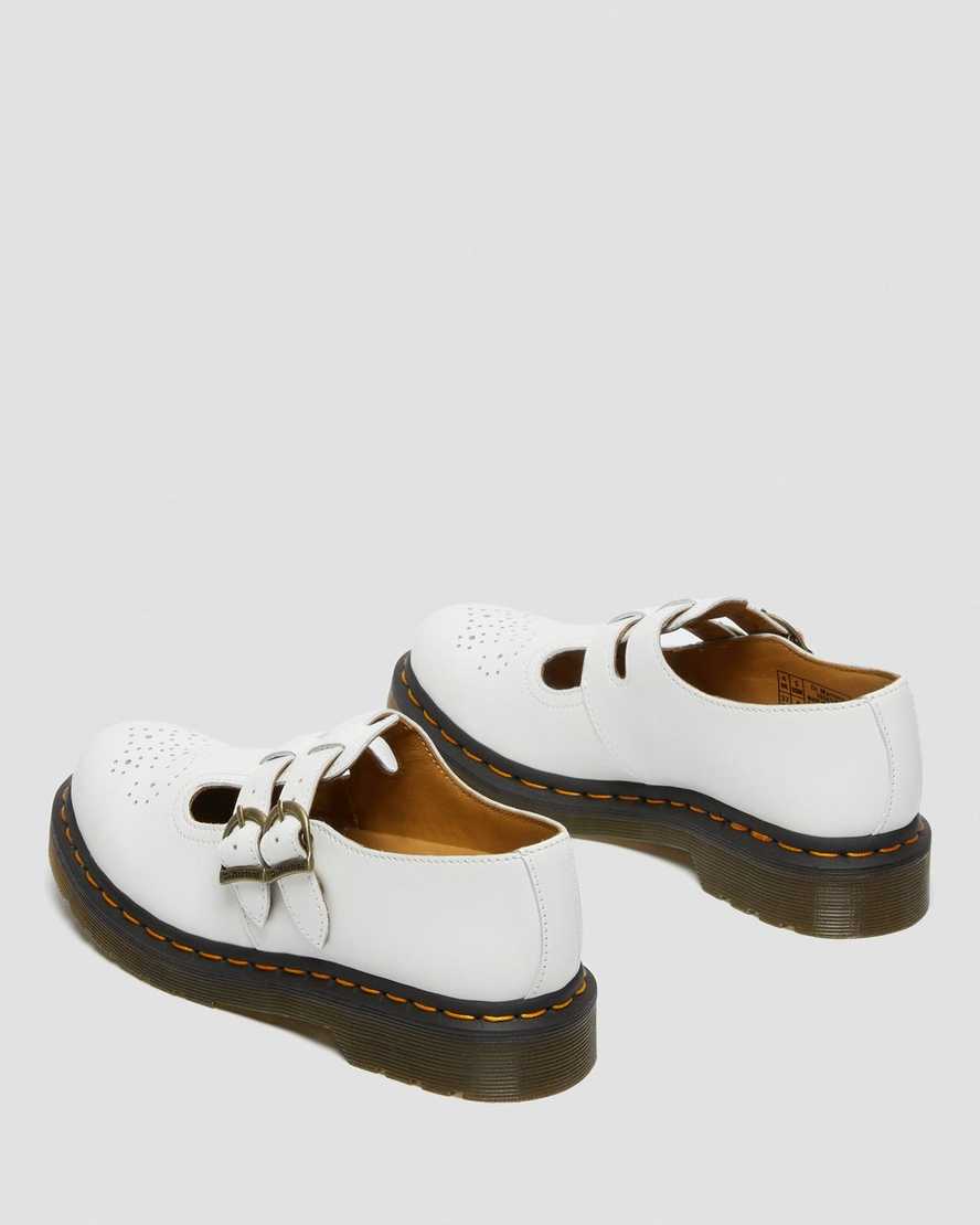 white dr martens 8065 smooth womens mary janes
