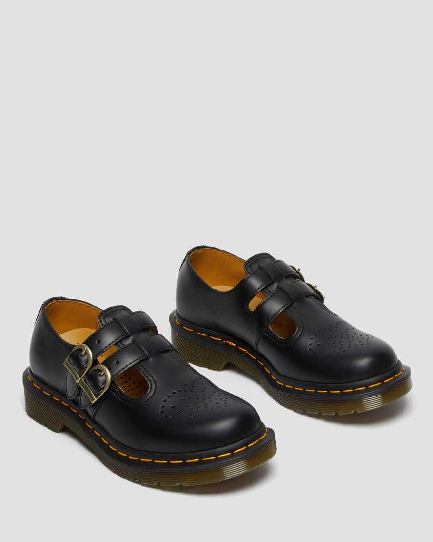 black dr martens 8065 smooth womens mary janes