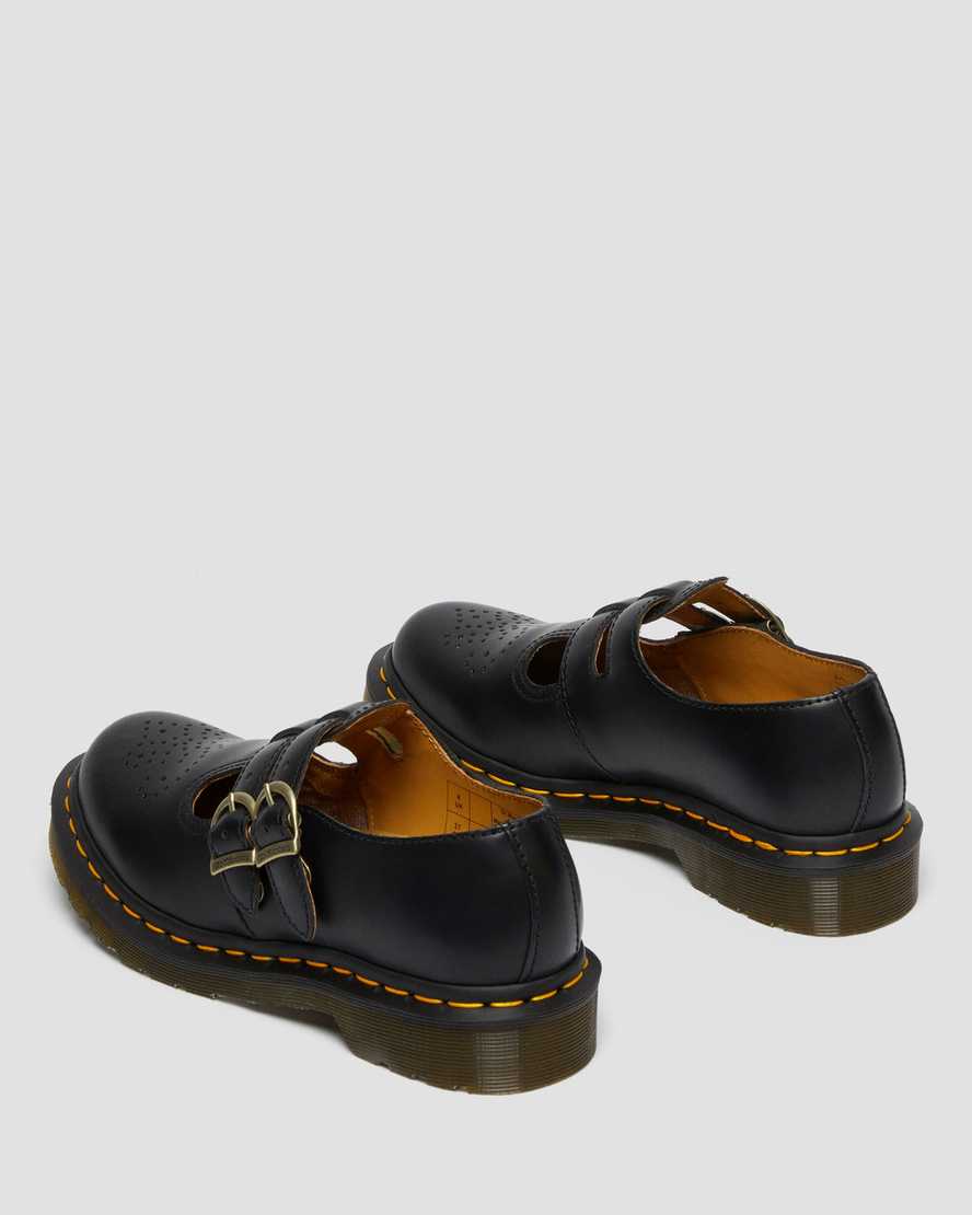 black dr martens 8065 smooth womens mary janes