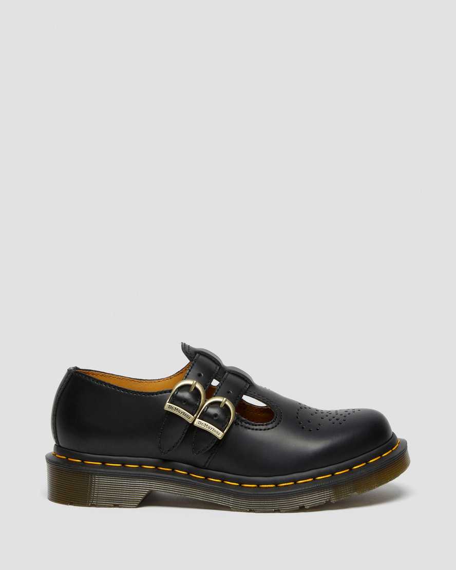 black dr martens 8065 smooth womens mary janes
