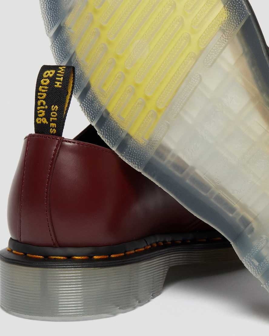 red dr martens 1461 iced smooth womens oxford shoes