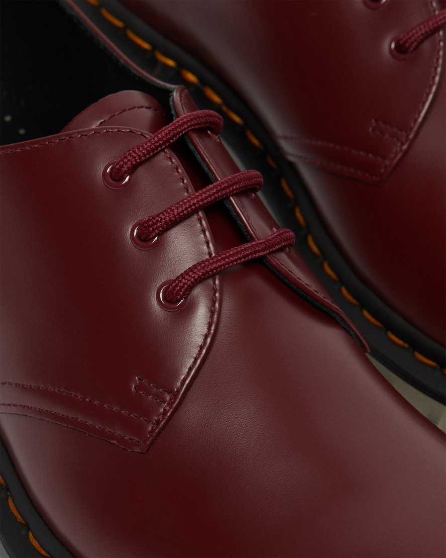 red dr martens 1461 iced smooth womens oxford shoes