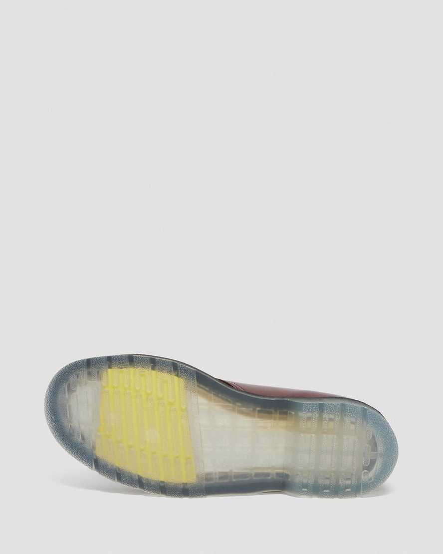 red dr martens 1461 iced smooth womens oxford shoes