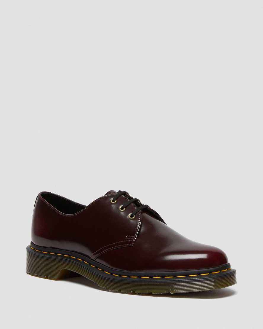 red dr martens 1461 womens oxford shoes