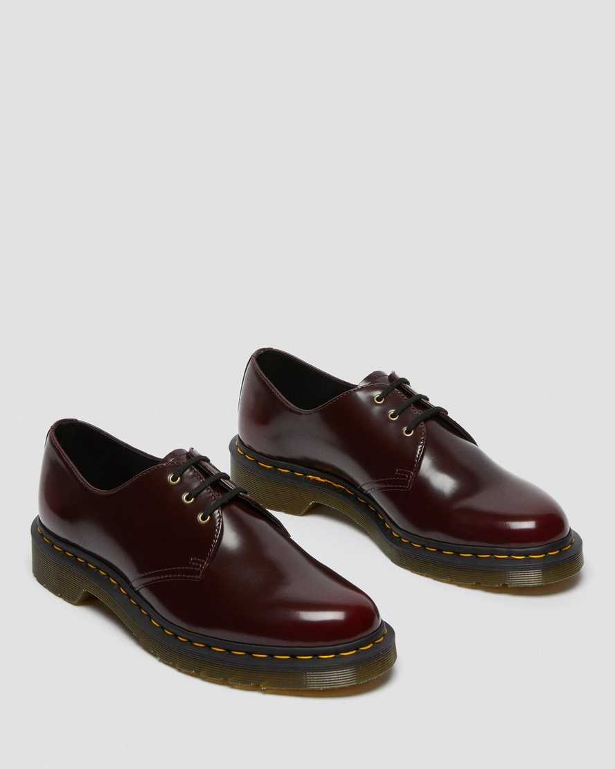 red dr martens 1461 womens oxford shoes