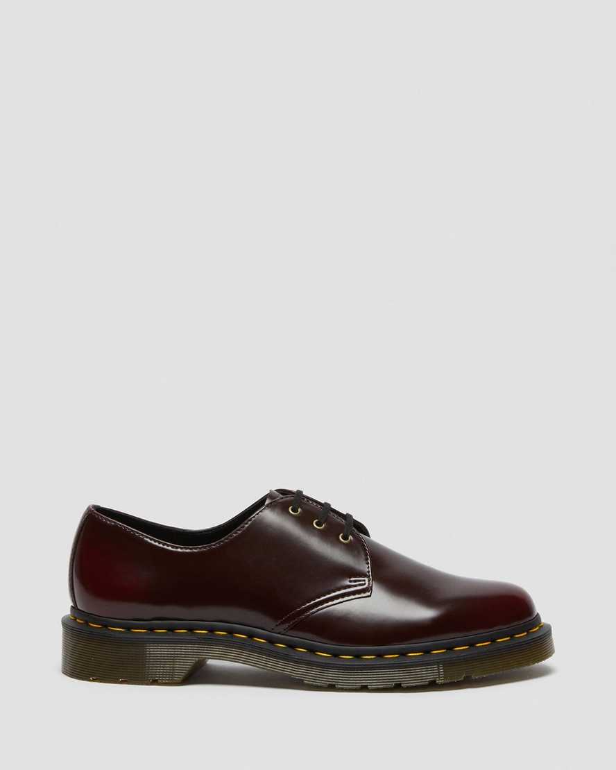 red dr martens 1461 womens oxford shoes