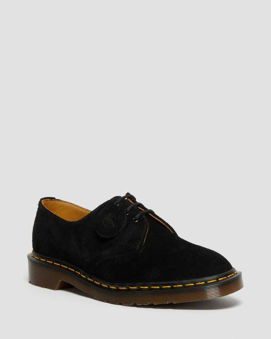 black dr martens 1461 made in england womens oxford shoes