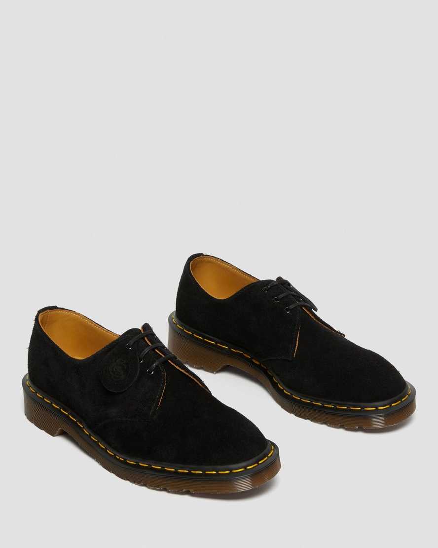 black dr martens 1461 made in england womens oxford shoes