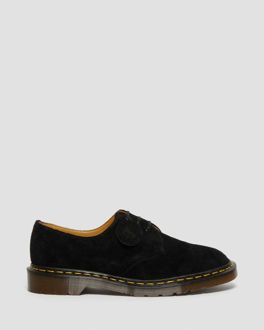 black dr martens 1461 made in england womens oxford shoes