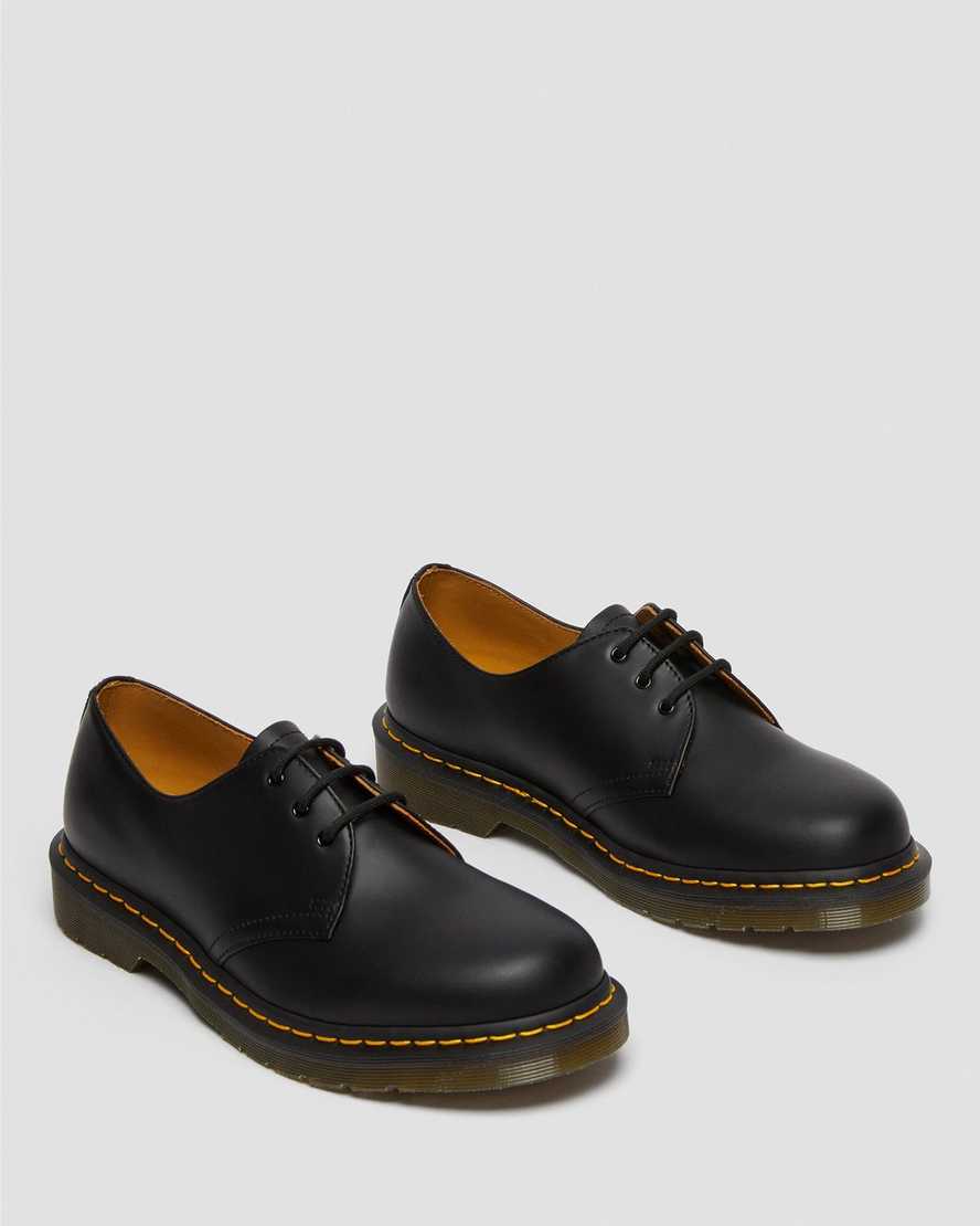 black dr martens 1461 smooth womens oxford shoes
