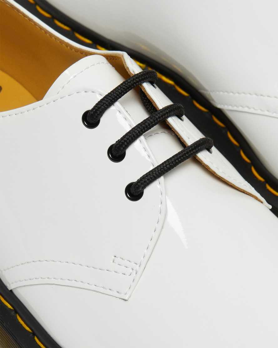 white dr martens 1461 bex patent womens oxford shoes