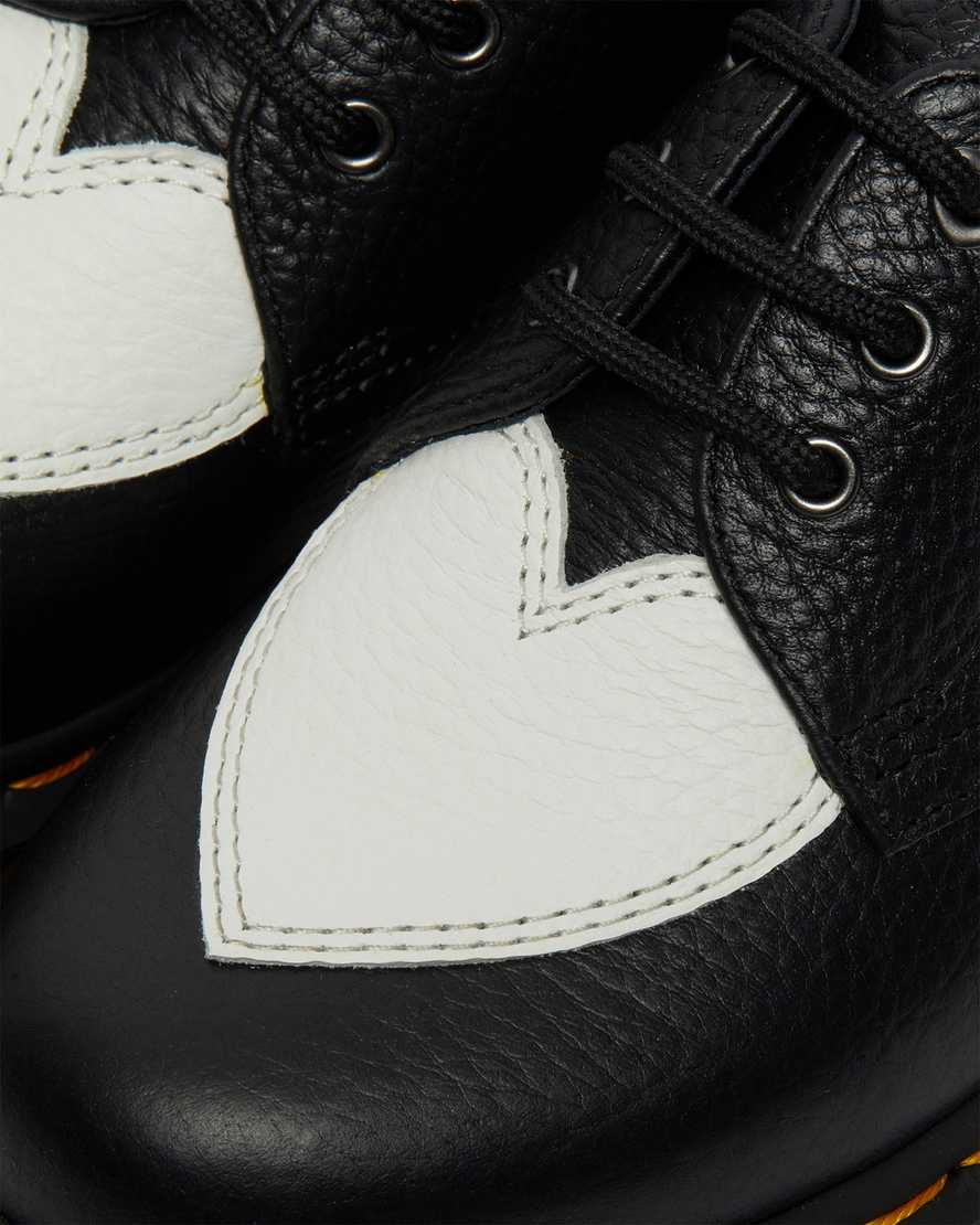 black dr martens 1461 amore womens oxford shoes
