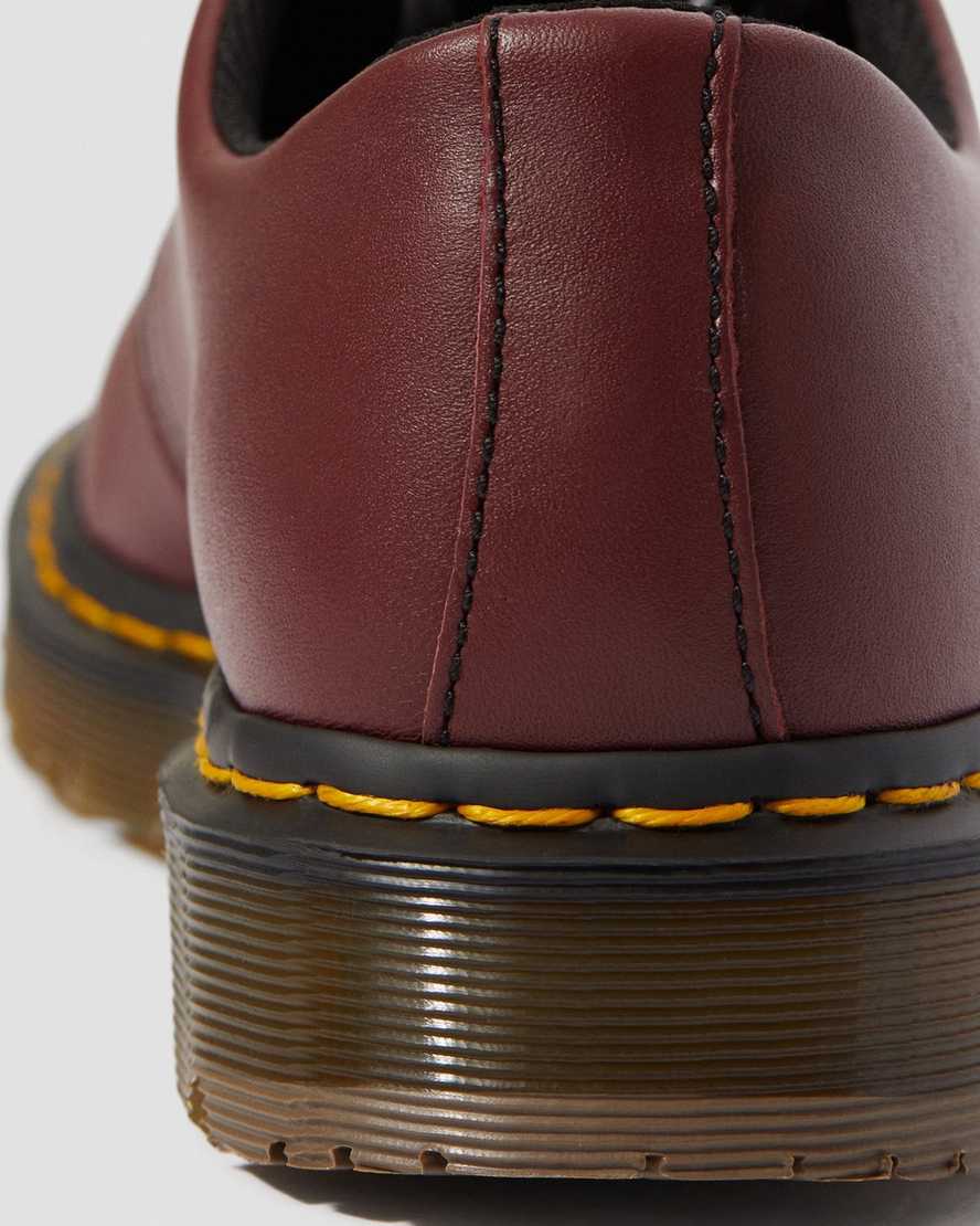 red dr martens 1461 slip resistant womens oxford shoes
