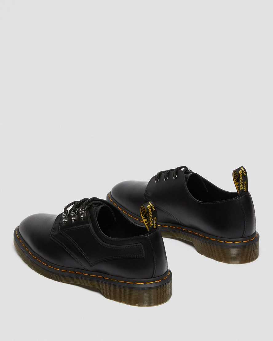 black dr martens 1461 verso smooth womens oxford shoes