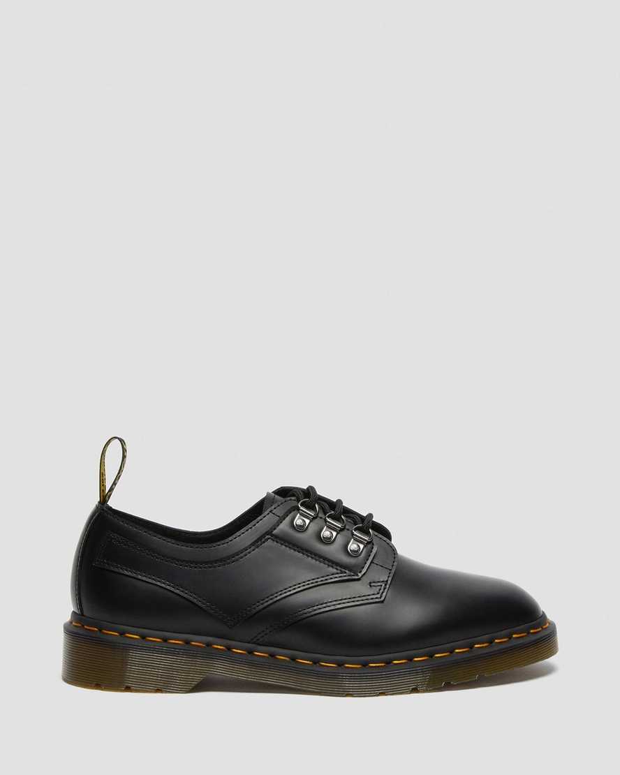 black dr martens 1461 verso smooth womens oxford shoes