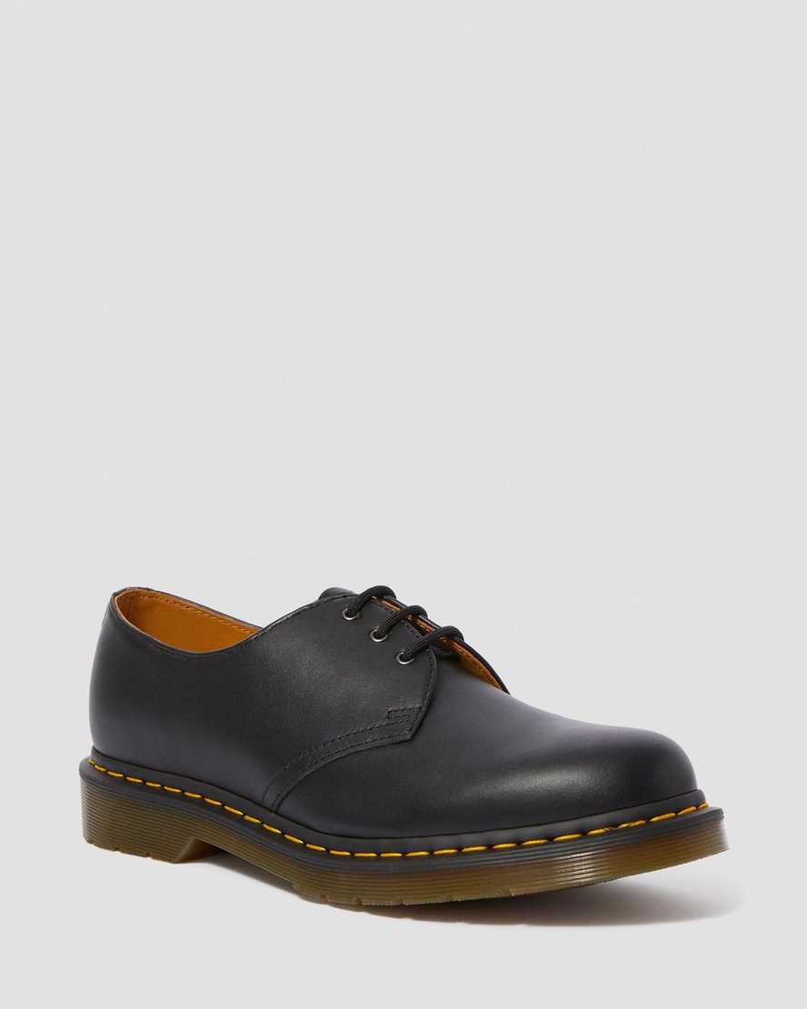 black dr martens 1461 nappa womens oxford shoes