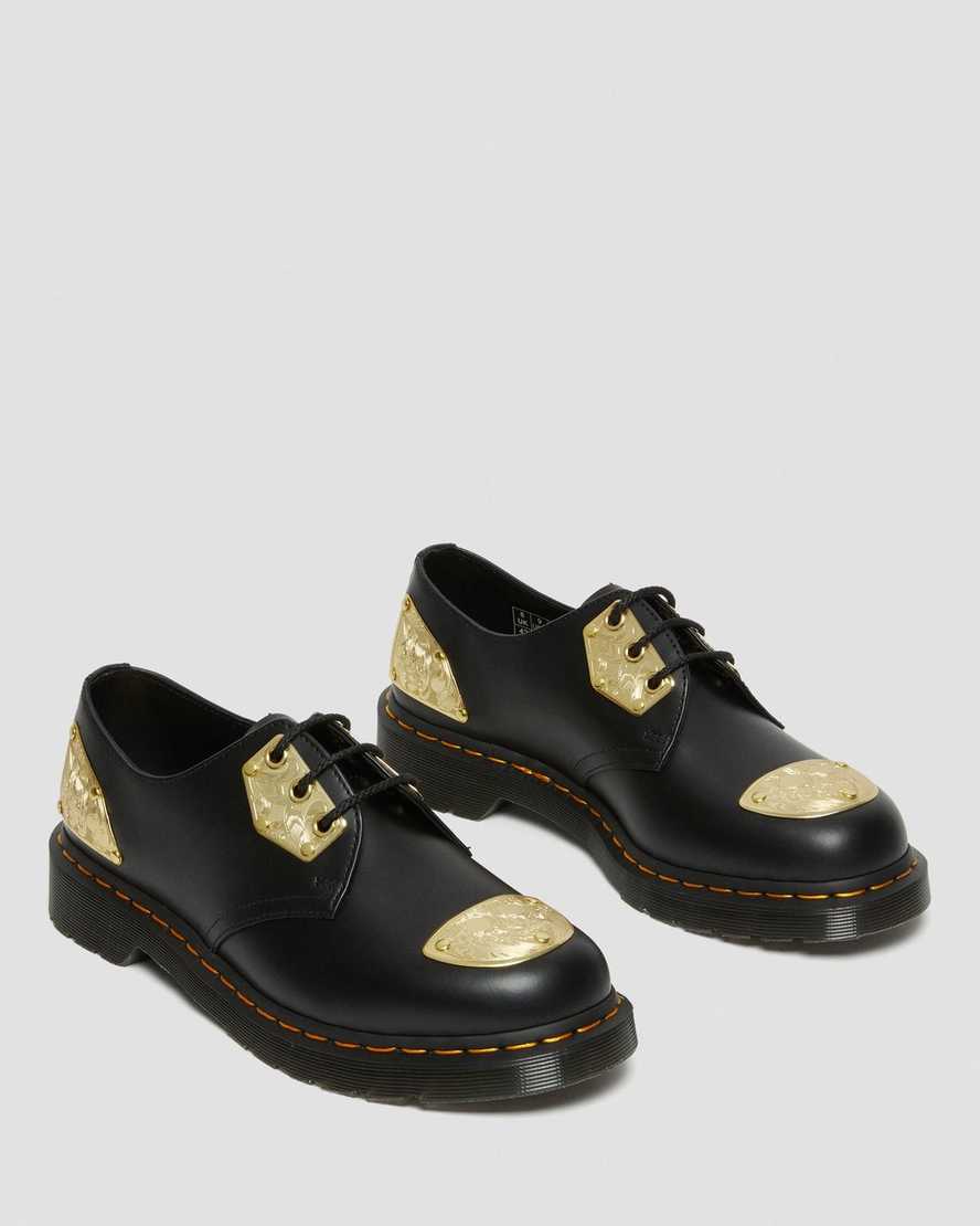 black dr martens king nerd 1461 womens oxford shoes