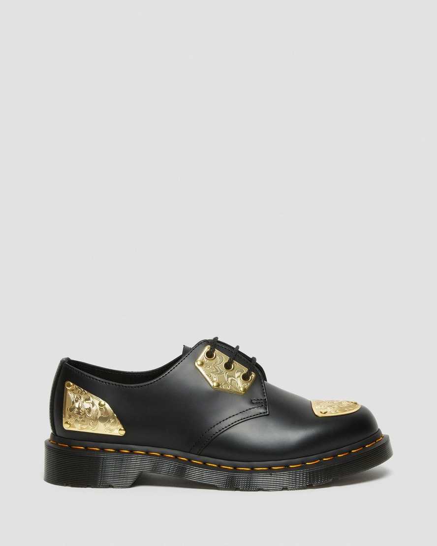 black dr martens king nerd 1461 womens oxford shoes