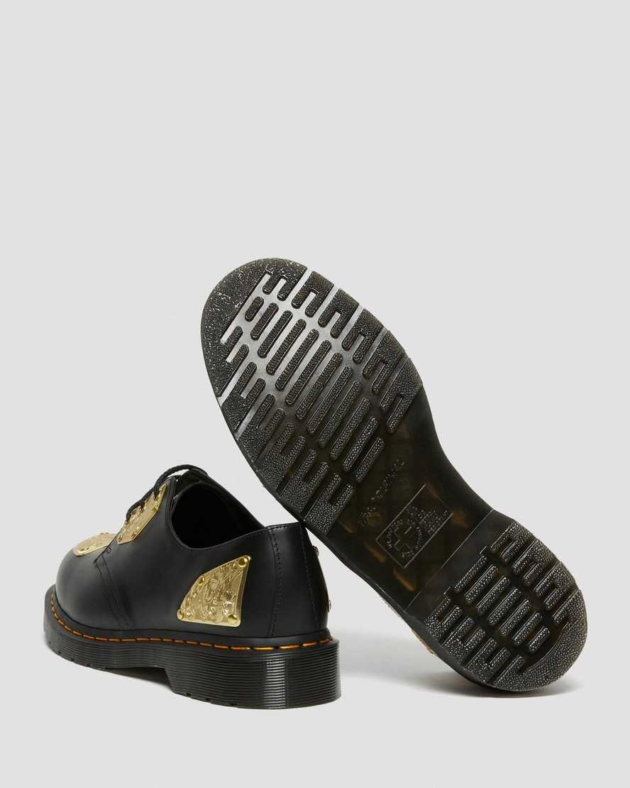 black dr martens king nerd 1461 womens oxford shoes
