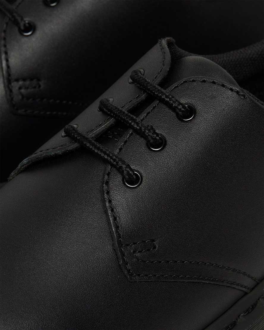 black dr martens 1461 mono slip resistant womens oxford shoes