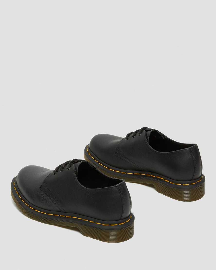 black dr martens 1461 virginia womens oxford shoes