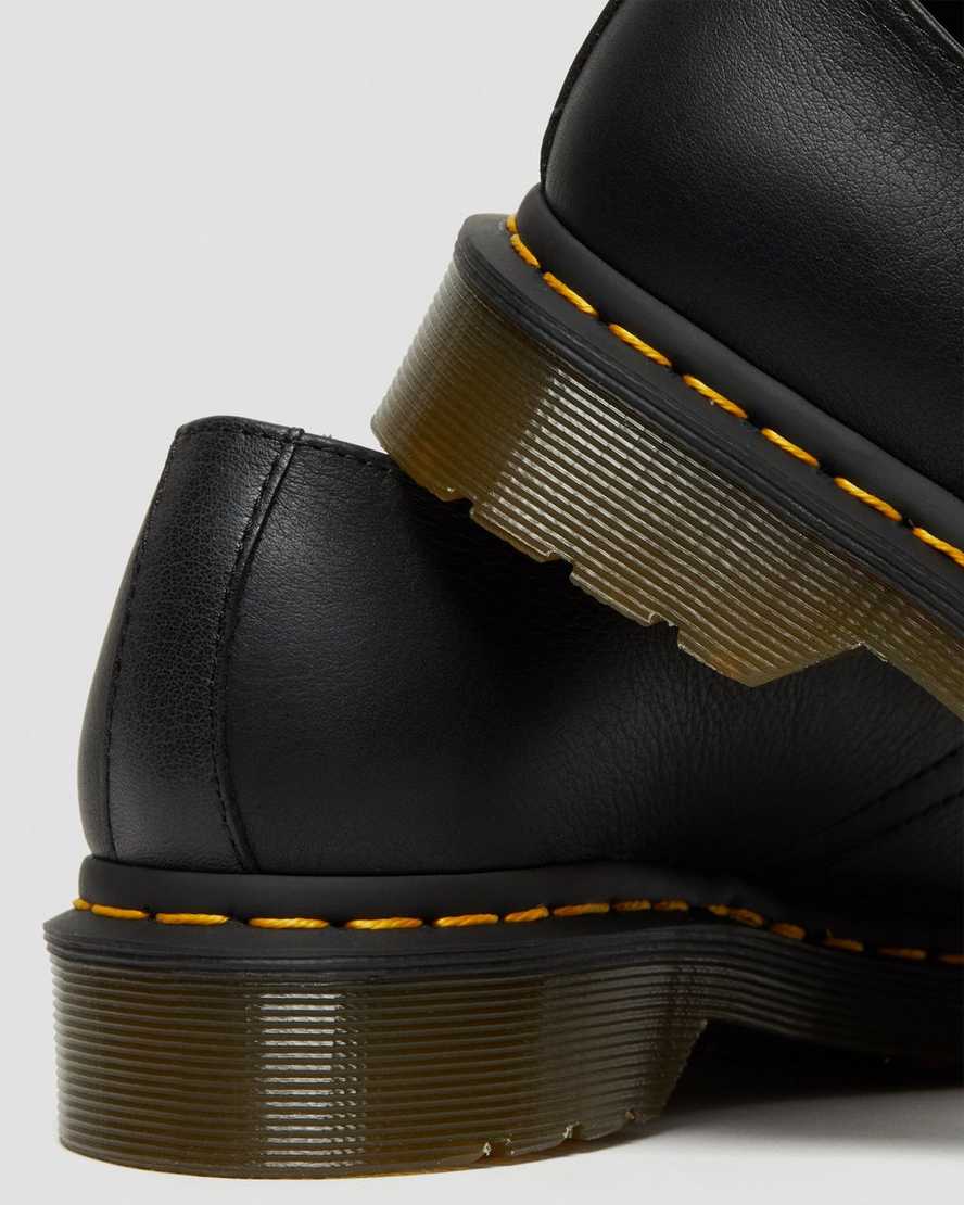 black dr martens 1461 virginia womens oxford shoes