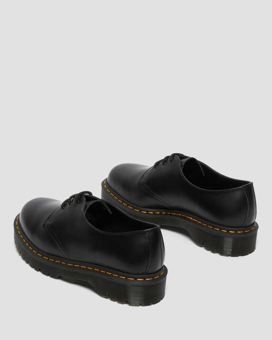 black dr martens 1461 bex smooth womens oxford shoes
