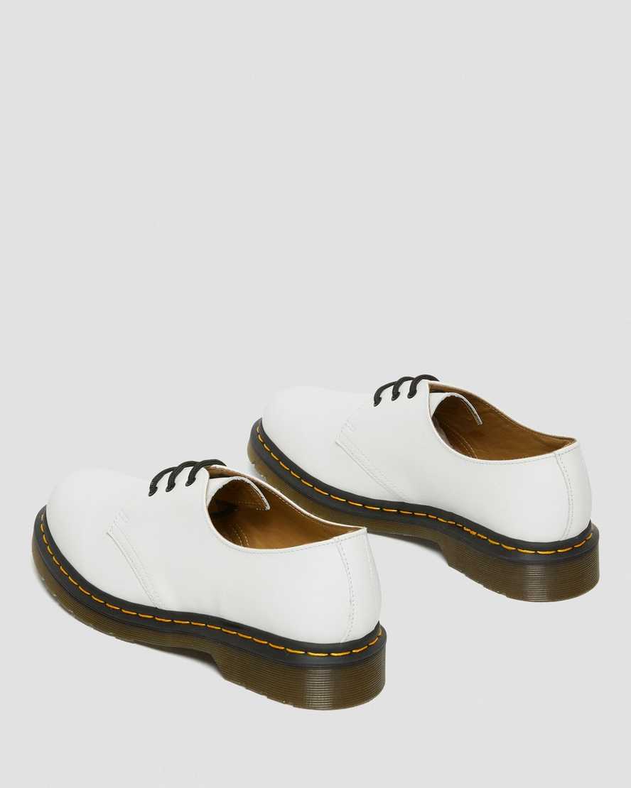white dr martens 1461 smooth womens oxford shoes