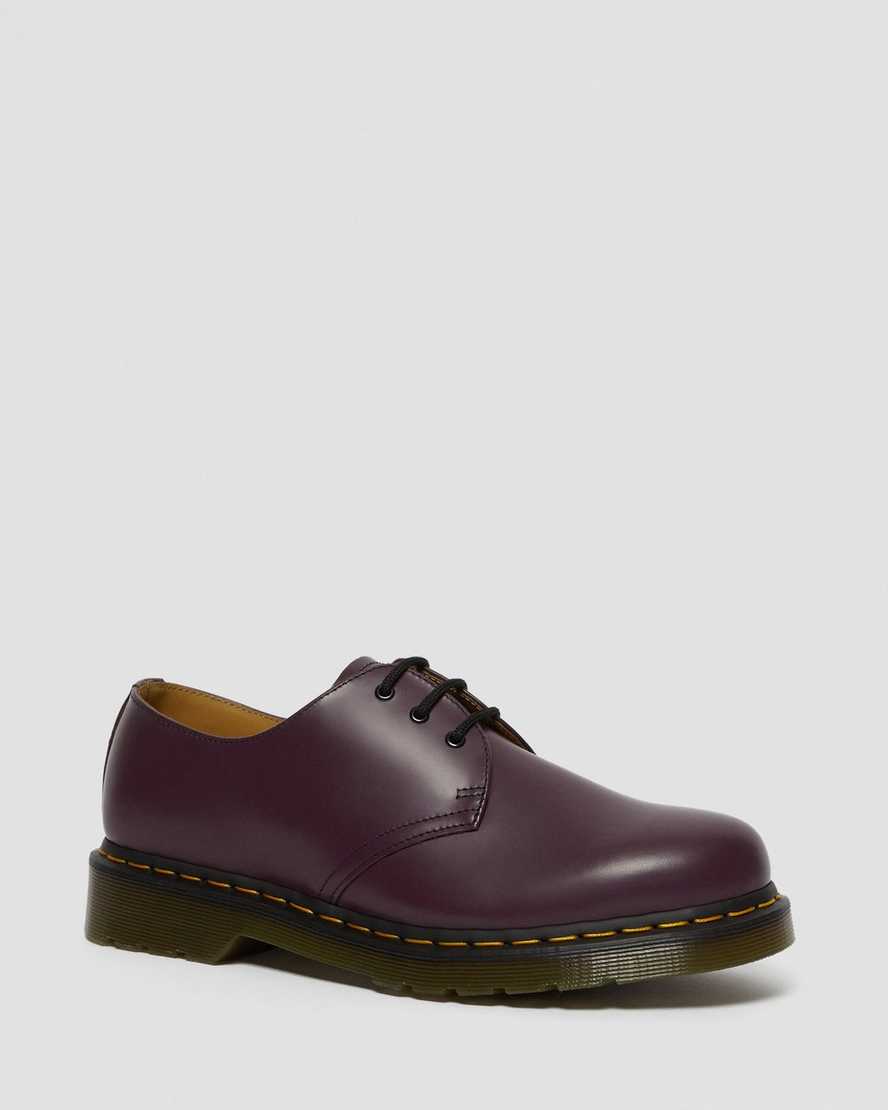 purple dr martens 1461 smooth womens oxford shoes