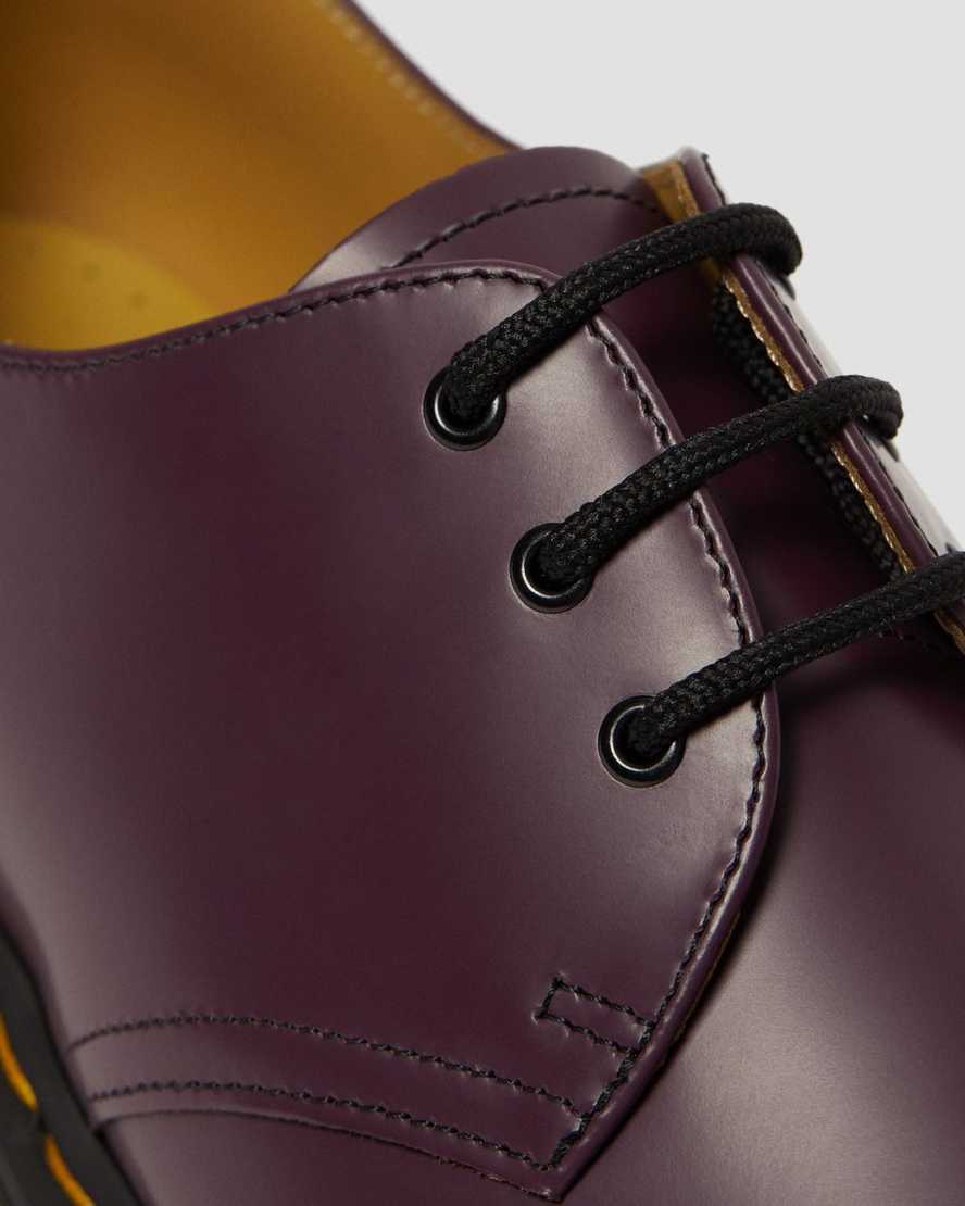 purple dr martens 1461 smooth womens oxford shoes
