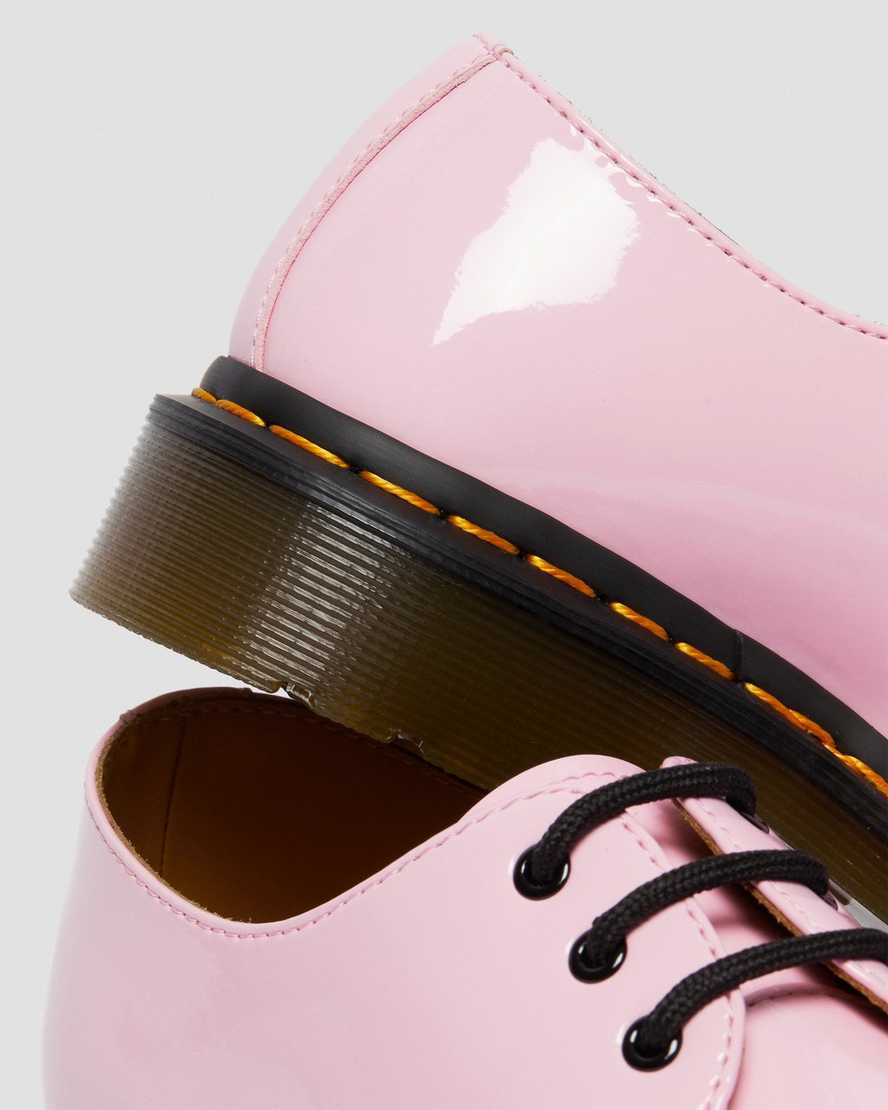 pink dr martens 1461 patent womens oxford shoes