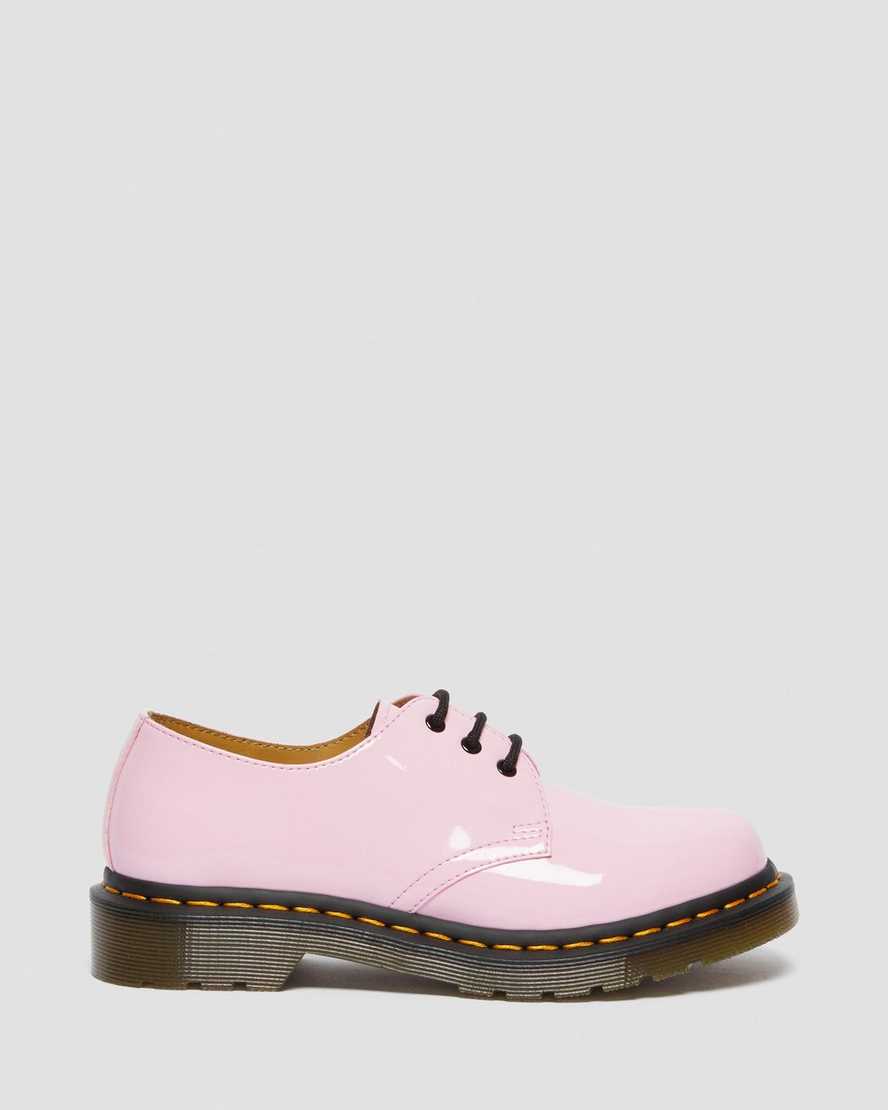 pink dr martens 1461 patent womens oxford shoes