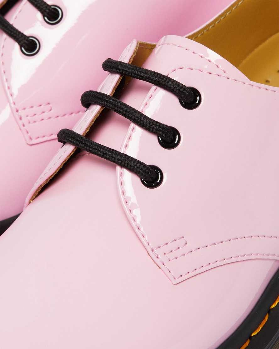pink dr martens 1461 patent womens oxford shoes
