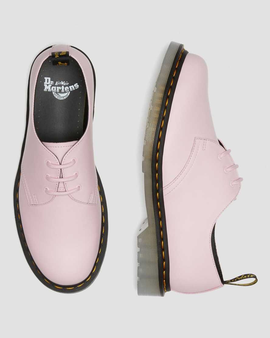 pink dr martens 1461 iced smooth womens oxford shoes