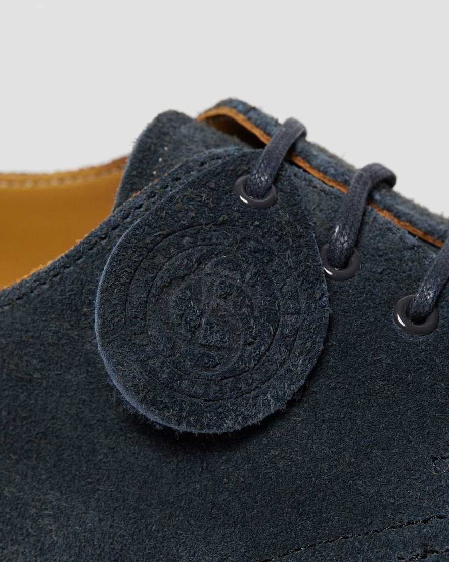 navy dr martens 1461 made in england womens oxford shoes