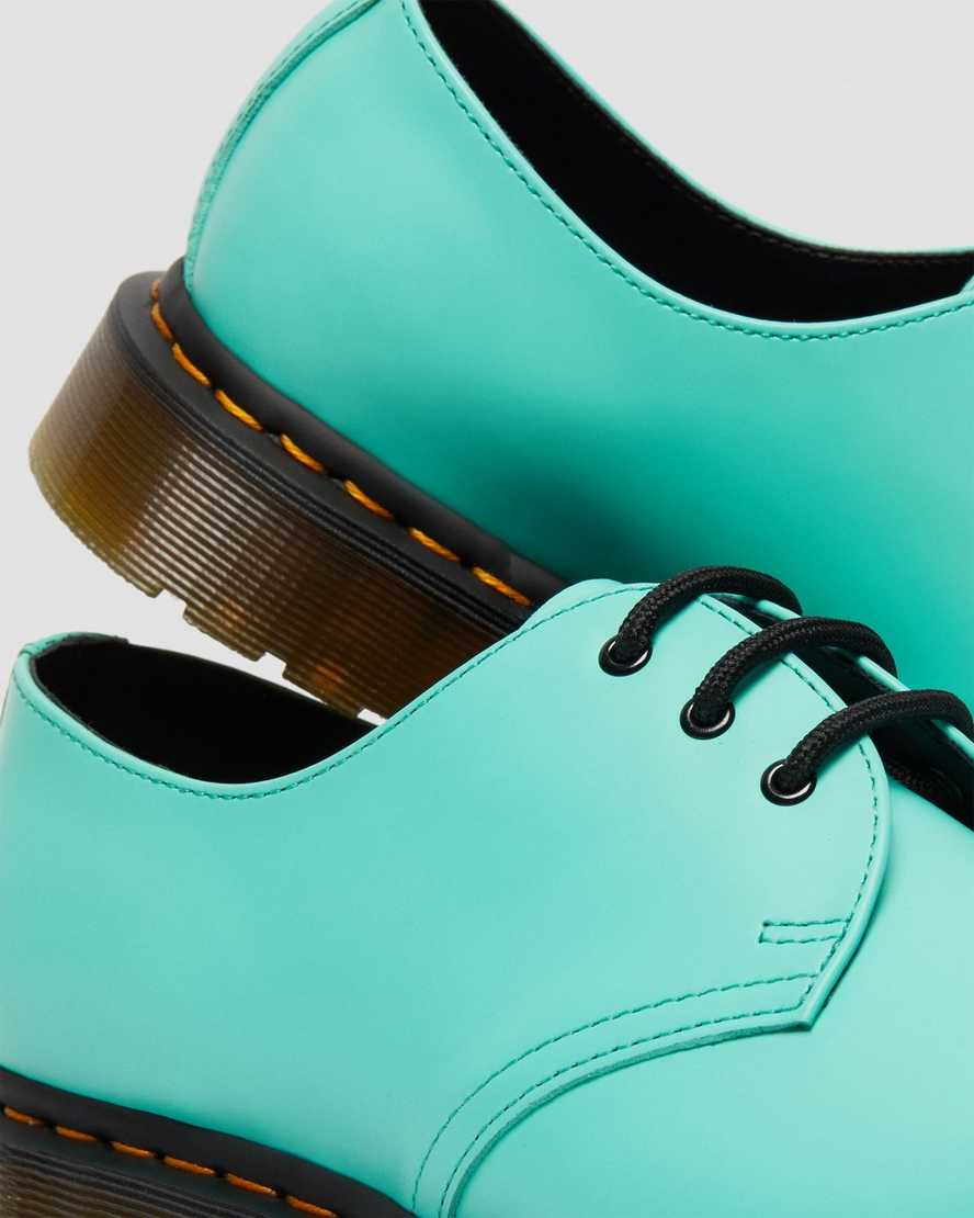 turquoise dr martens 1461 smooth womens oxford shoes