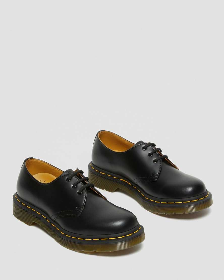black dr martens 1461 smooth womens oxford shoes