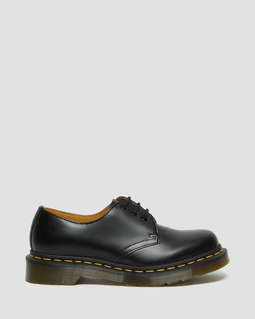 black dr martens 1461 smooth womens oxford shoes