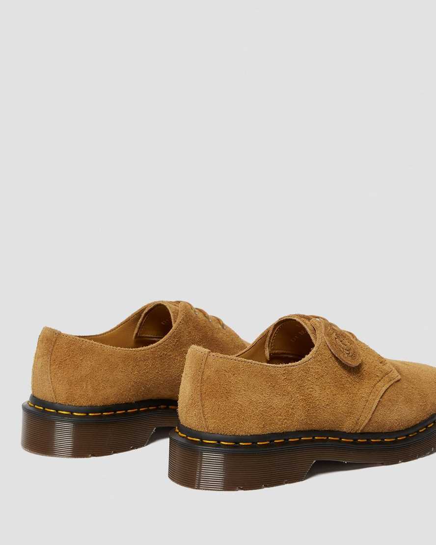 brown dr martens 1461 made in england womens oxford shoes