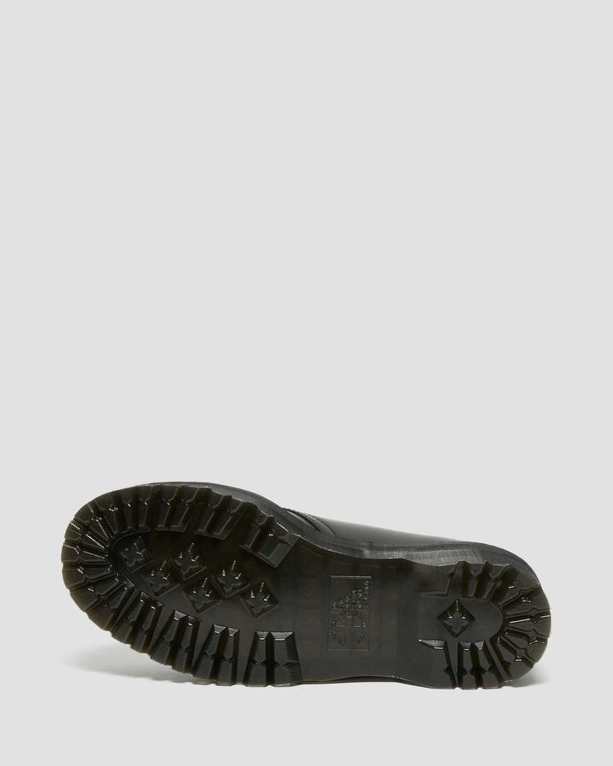 black dr martens 1461 smooth womens platform shoes